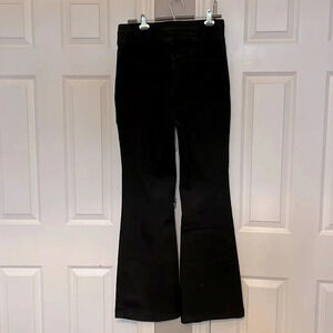 BCBGMAXAZRIA NWOT Black High Rise Flared Denim Jeans, Size 29